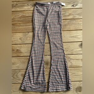 Kohl's Houndstooth Flared Pants - Black, White, Brown